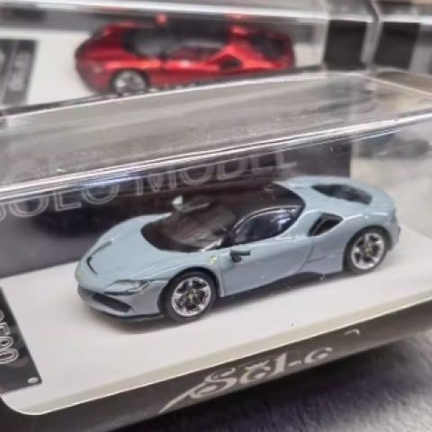 Solo 1/64 Ferrari SF90 Sports Car Hard Top Edition Simulation Alloy Car ...