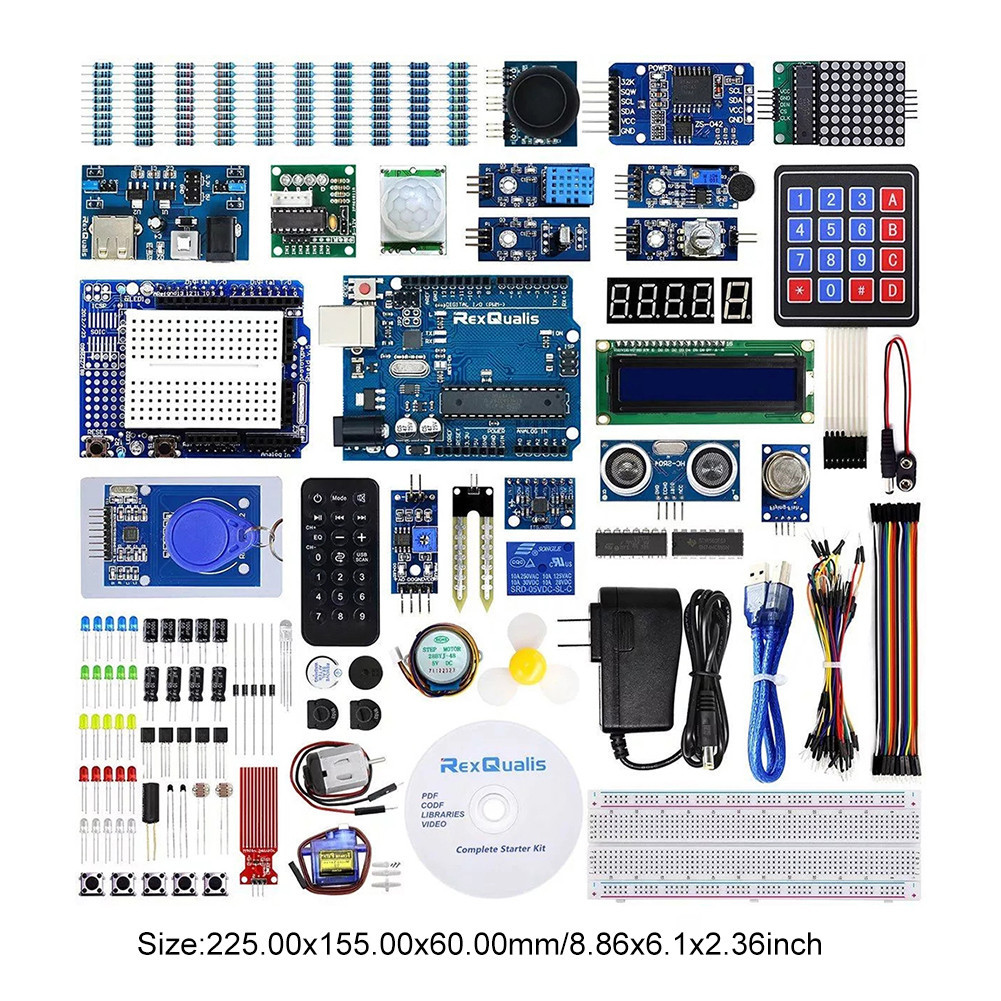 Most Complete Starter Kit with Tutorial for Arduino UNO R3 for Arduino ...