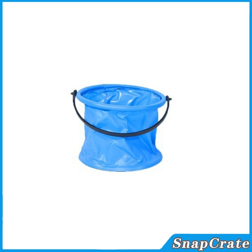 Snap Foldable Barrel Portable Catch Fish Bucket Water Bucket | Shopee ...
