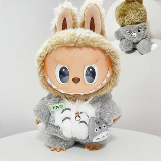 38cm Labubu Plush Dolls for Time to Chill Doll Shark Jumpsuit | Shopee ...