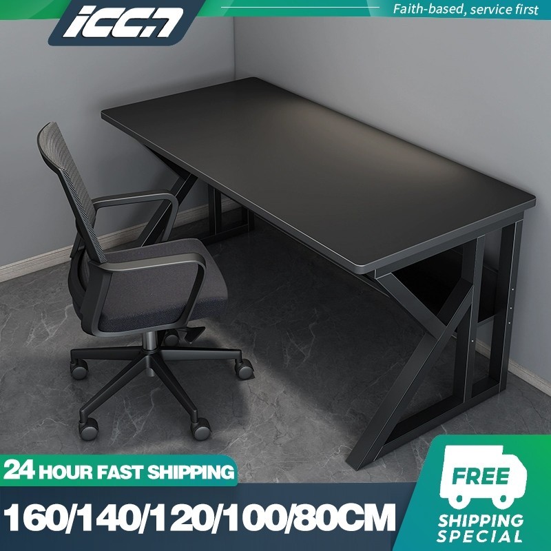 160/140/120/100/80cm Computer Table Gaming Table Long Ergonomic Table ...