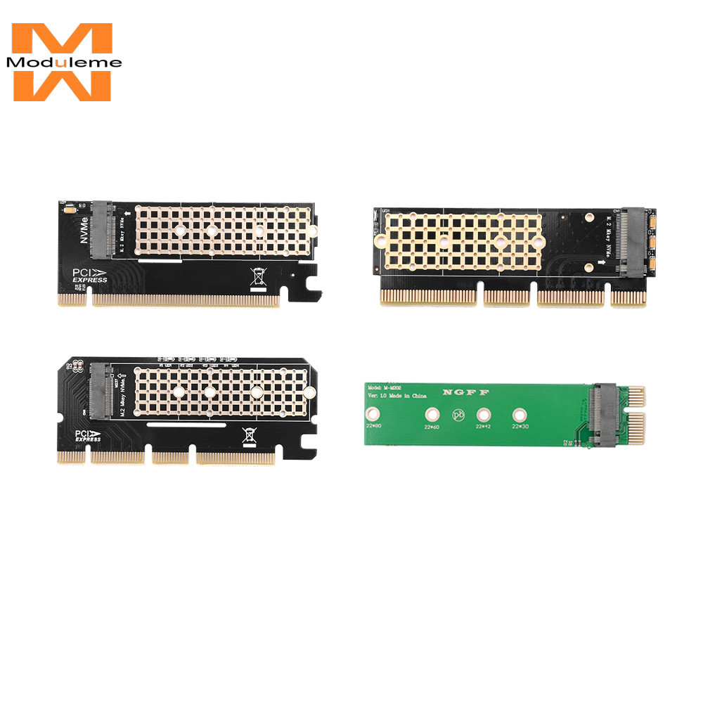 PCIE NVME Adapter M2 PCI Express 3.0 X1 X4 X8 X16 Expansion Card Riser ...