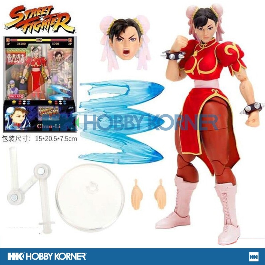 (IN STOCK) JADA TOYS 6 Inch Scale Street Fighter Chun Li (Red Ver ...