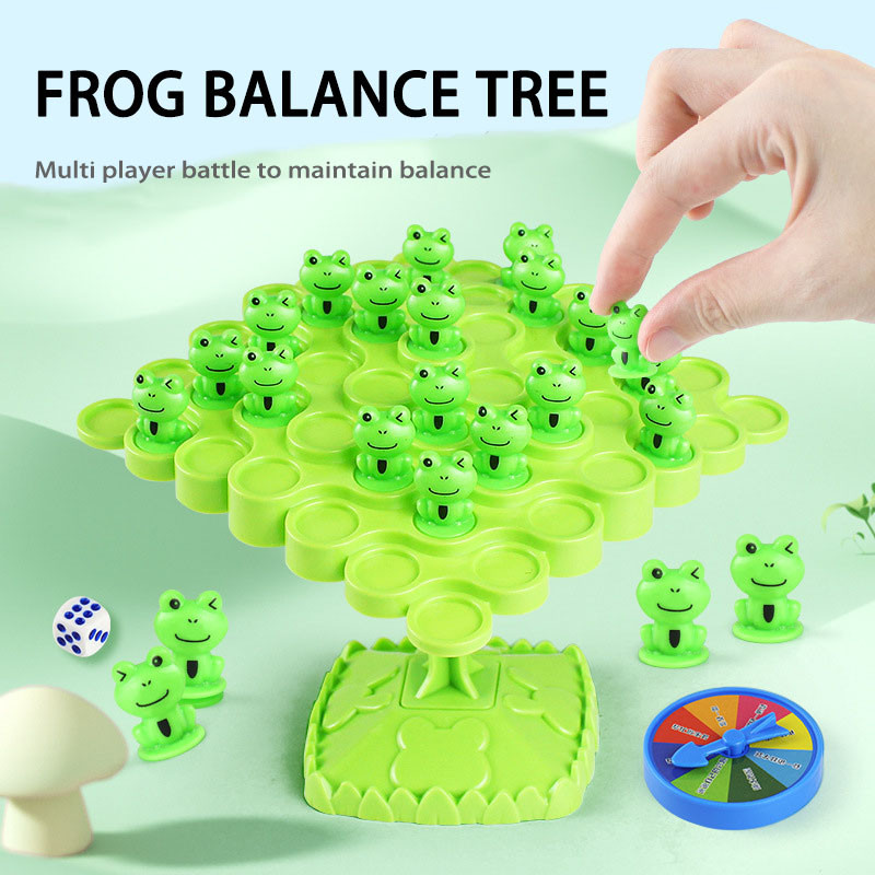 Frog balance tree Game Educational Board Toy for Preschool Kids ...