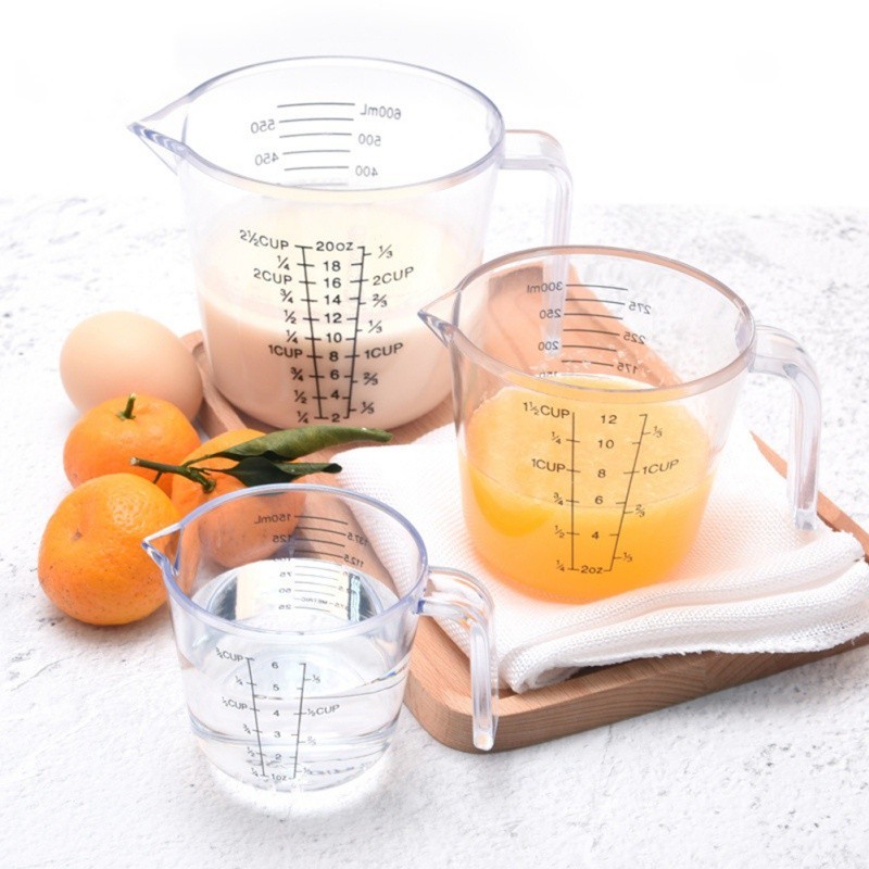 300/600ml Good Cook Transparent Kitchen Measuring Cup Measuring Pitcher ...