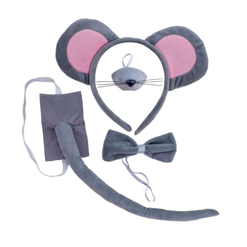 SMLILY Child Mice Cosplay Set Animal Dress up Costume Mouse Ear ...