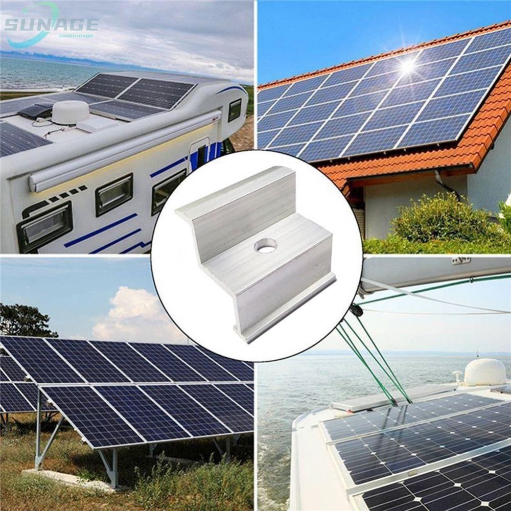 End Clamp Module Photovoltaic Edge Clamp Solar Panels Accessories For ...
