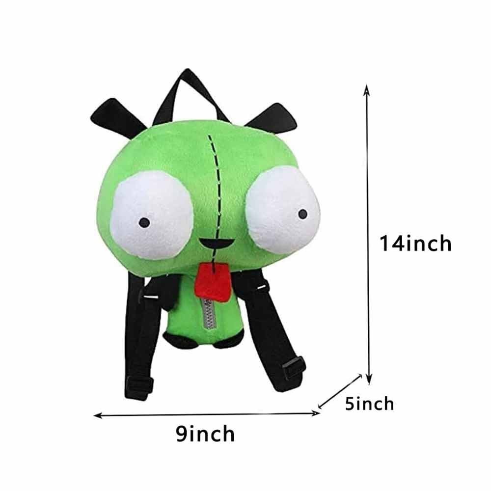 New Alien Invader Zim 3D Eyes Robot Gir Cute Stuffed Plushie Backpack ...