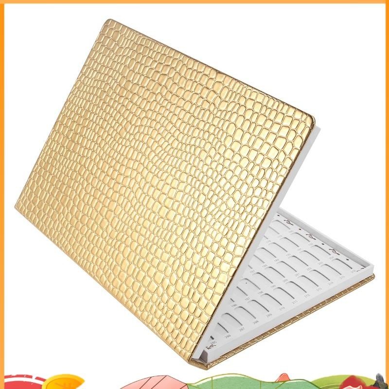 216 Colors Nail Tips Display Book DIY Nail Art Showing Shelf Gel Color