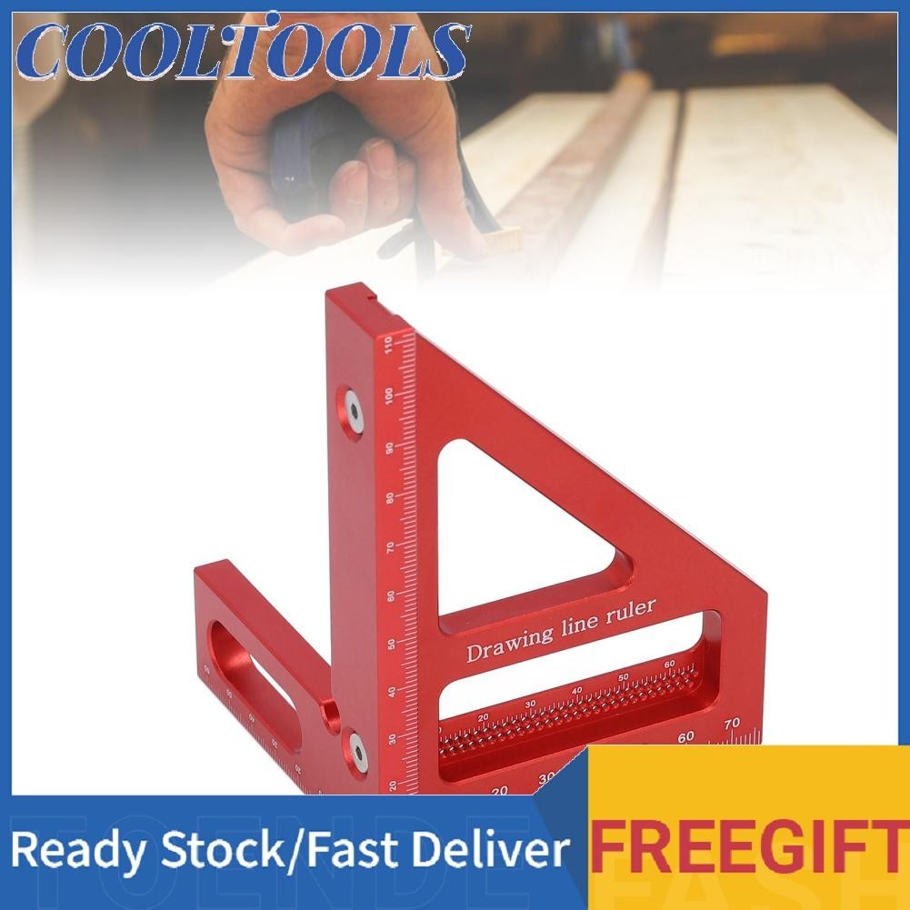 Cooltools Miter Triangle Ruler Rust Resistant 3D Multi Angle Measuring ...