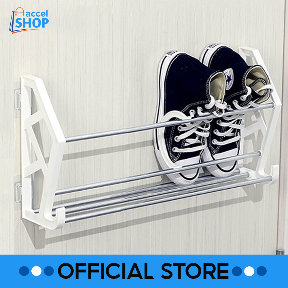 Accel Wall Mounted Shoe Organizer Slippers Rack Kitchen Organizer ...