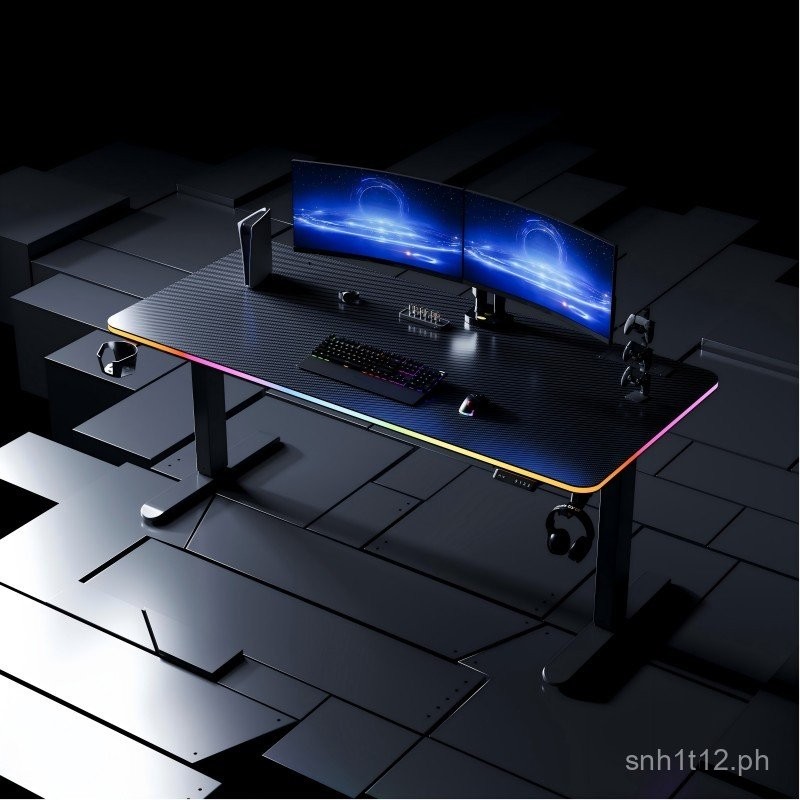 Blue Wolid E2PRO Computer Desk Gaming Desk Electric Height Adjustable ...