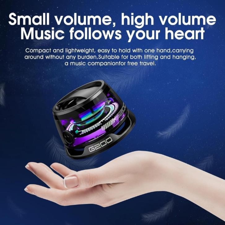 MGALL G200 Wireless Bluetooth Mini Magnetic Speaker Portable Stereo ...