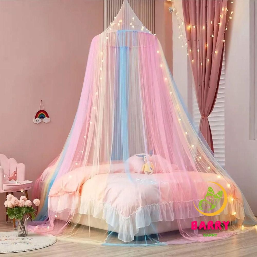 BARRY Dome Mosquito Net, Netting Canopy Rainbow Color Bed Canopy ...