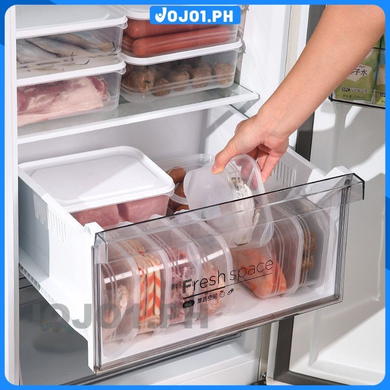 350/650/2000ml Refrigerator Storage Box Frozen Meat Compartment Case ...