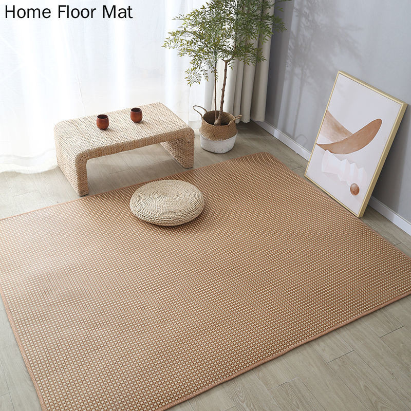 Japanese Rattan Weaving Cool Carpet Living Room Bedroom Coffee Table ...