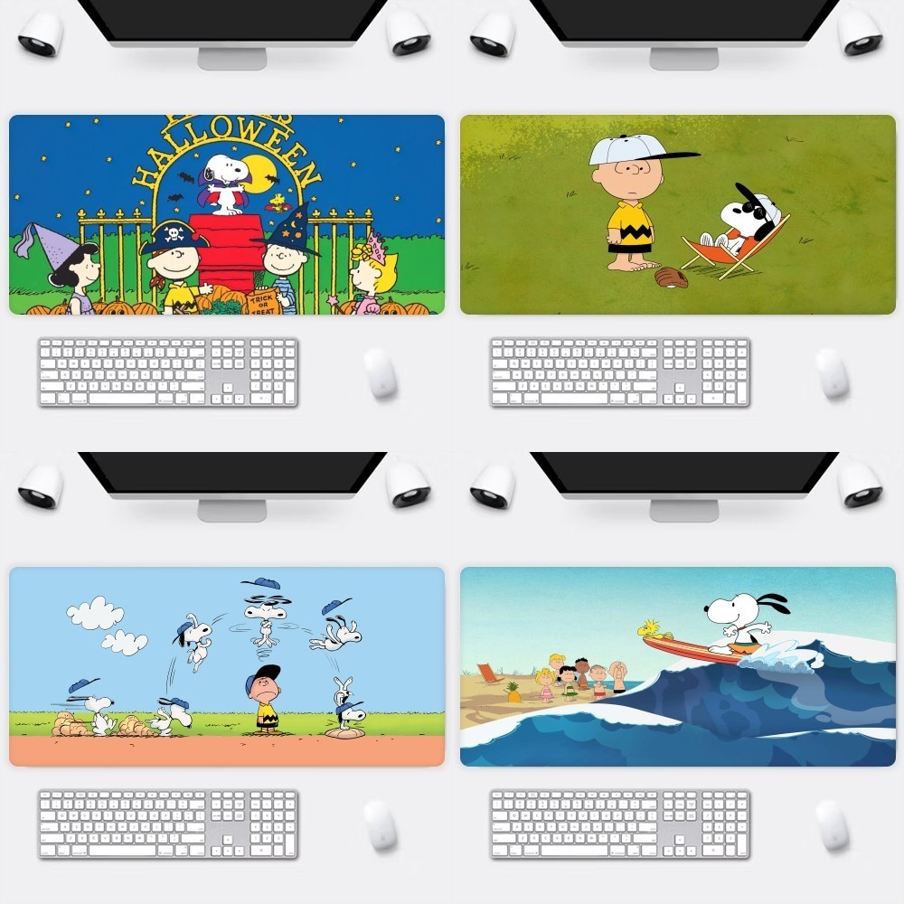 Cartoon Cute Snoopy Mousepad Office Large Small Mouse PC Computer Game ...