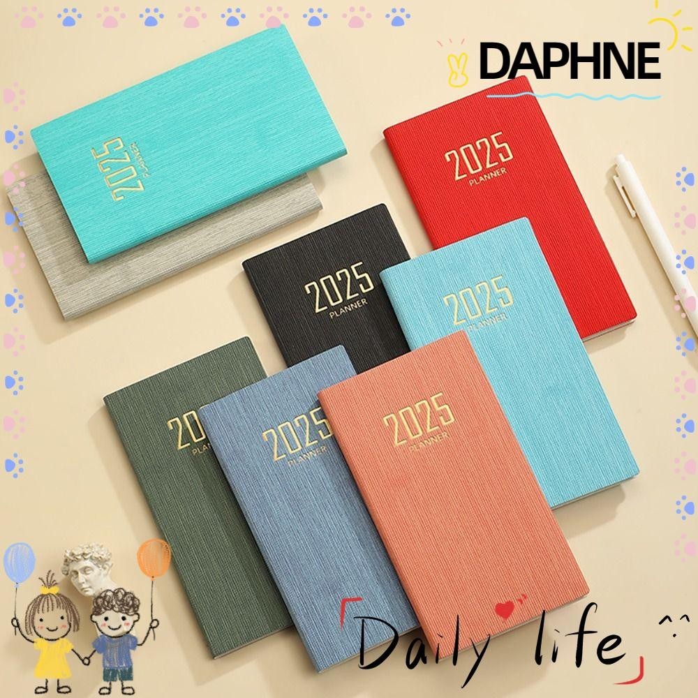 DAPHNE Diary Weekly Planner, A6 Pocket 2025 Agenda Book, Mini with