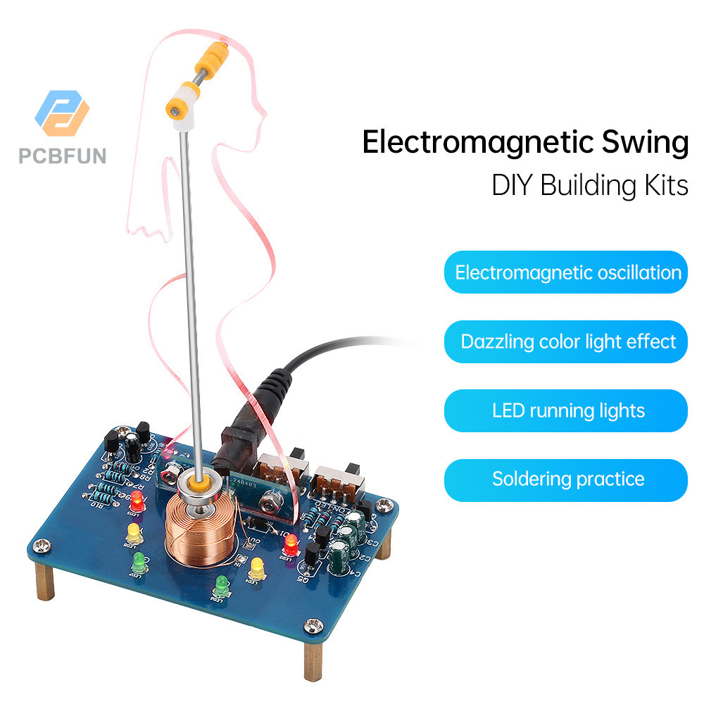 Pcbfun DC5V Electronic Swing Kit Electromagnetic Swing Experimental ...