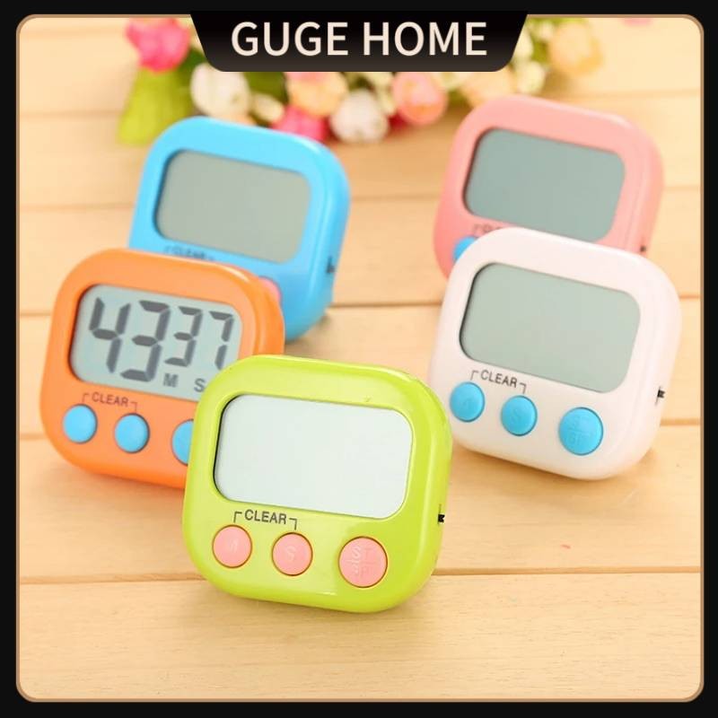 Multi Electronic Timer LCD Digital Kitchen Cooking Timer Magnetic Count ...
