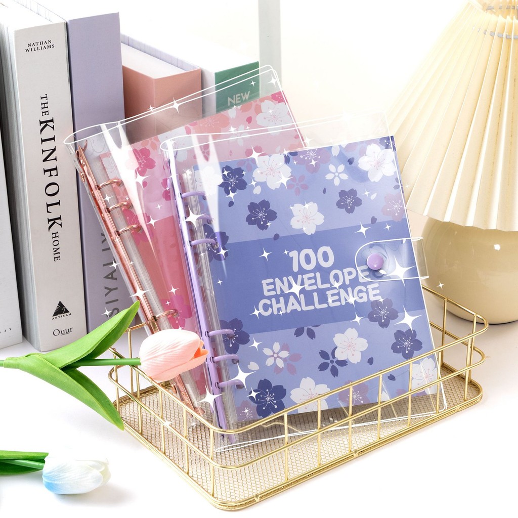 Transparent 100-Day Money Saving Budget Notebook Envelope Cash Budget ...