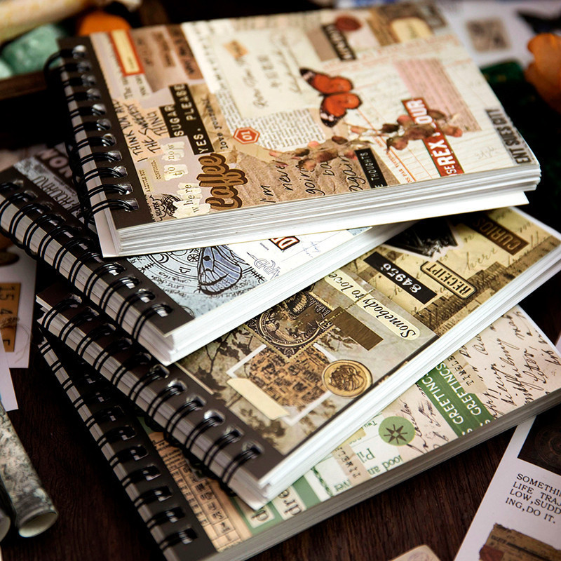 Midoo 50sheets Classic Retro Old Time Antiques Stickers Washi Paper ...
