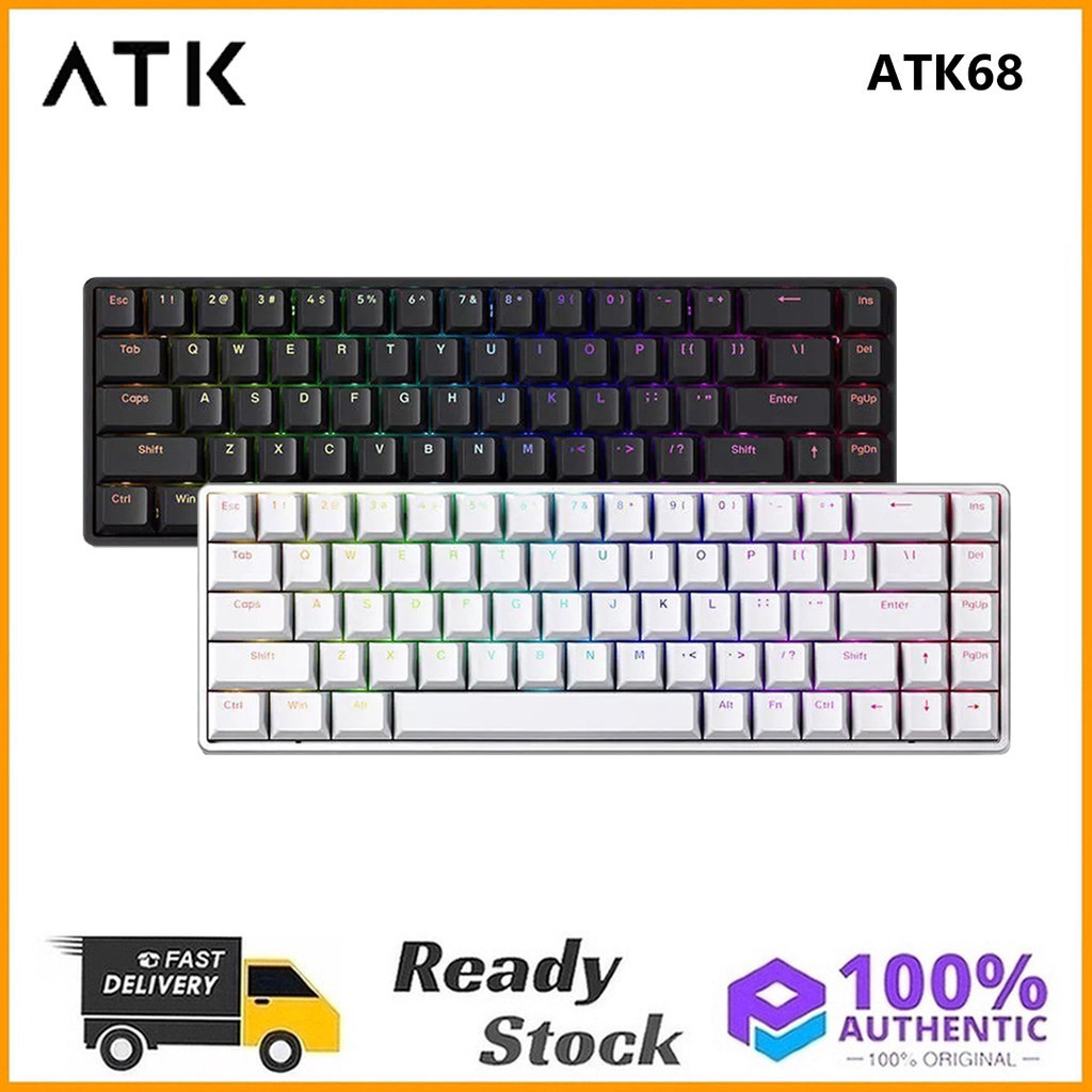 Original ATK ATK68 Magnetic Switch Hot Swappable RGB Mechanical Gaming ...