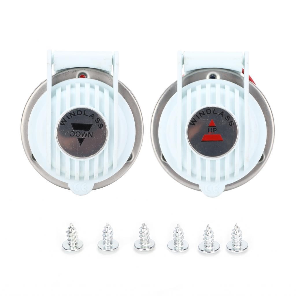 Ddhihi Anchor Foot Switch Easy Push‑button Operation Hands Windlass