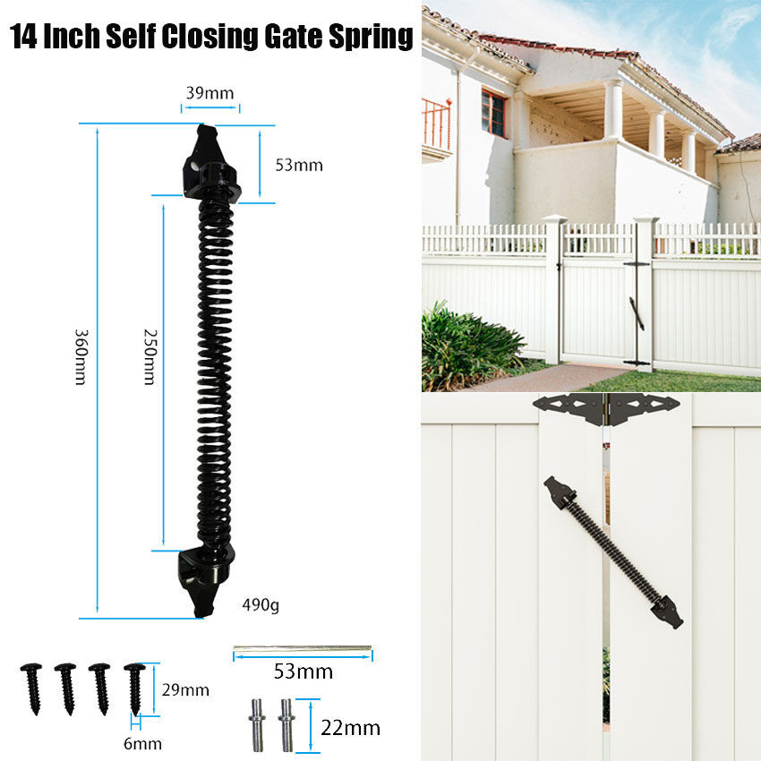 ♀﹍Adjustable Metal Spring Closure for Light to Heavy Duty Wooden Gates ...