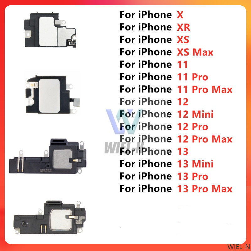 Loud Speaker Flex Cable LoudSpeaker Ringer Buzzer For iPhone X XR XS 11 ...