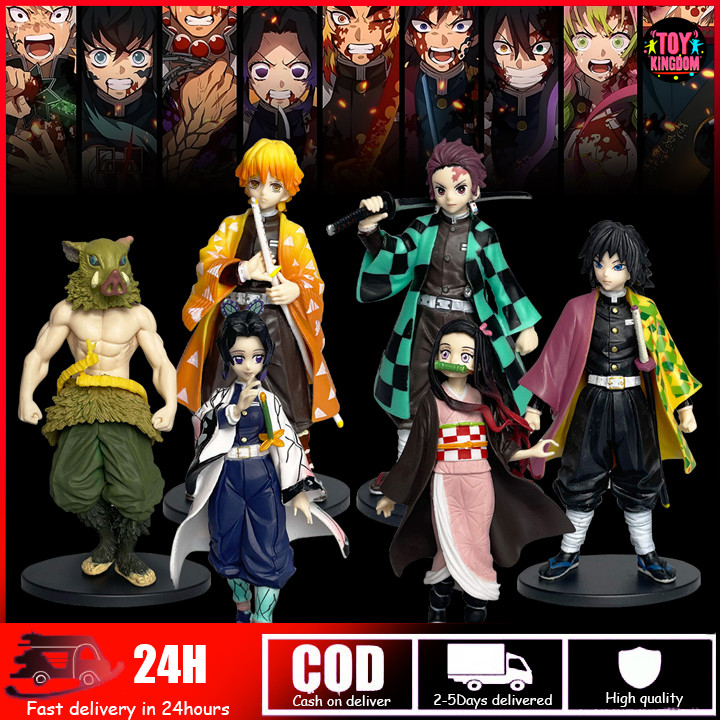 Demon Slayer Figure Set Tanjirou Nezuko Kimetsu Figure Children ...