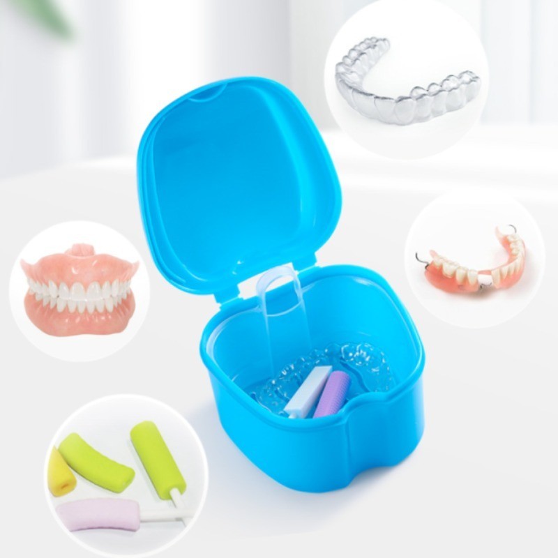Teeth Storage Box With Hanging Net Container Portable Orthodontic ...