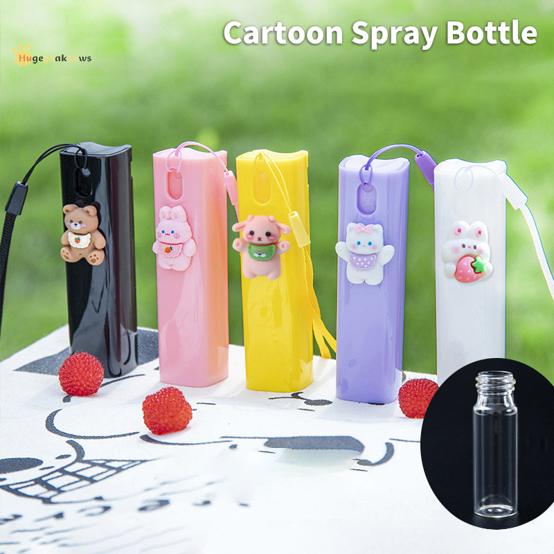 hugepeaknews Cartoon Rectangular Tube Fragrance Bottle Portable Travel ...