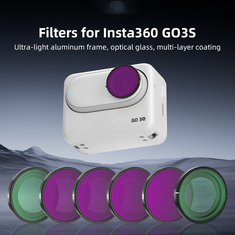 Compatible with Insta360 GO 3S Filter, Action Camera, CPL Polarization ...