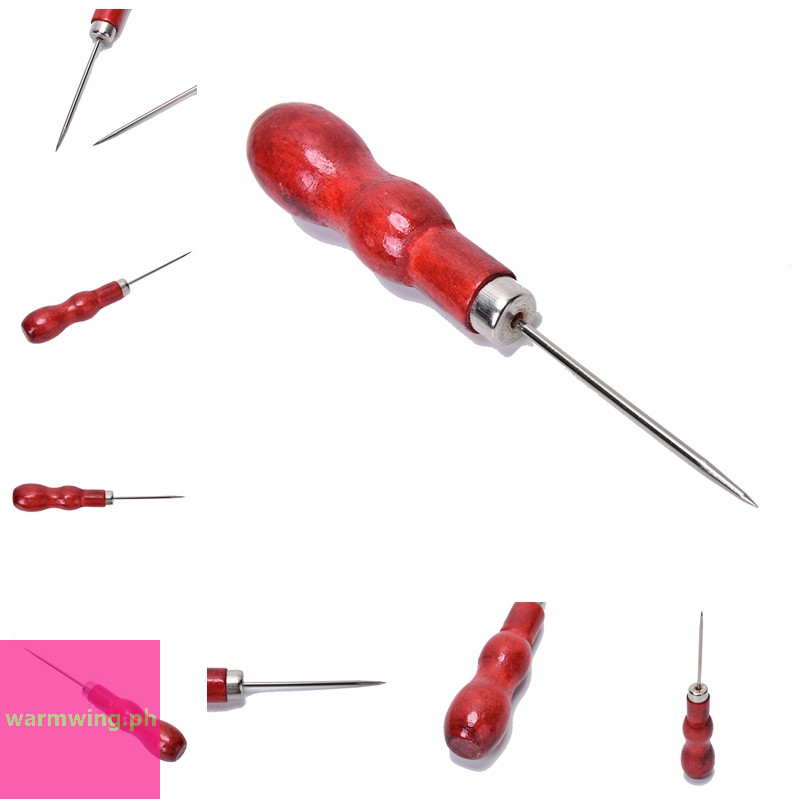 Warmwing 1pc Leather Craft Cloth Maker Stitching Overstitch Awl Tool ...