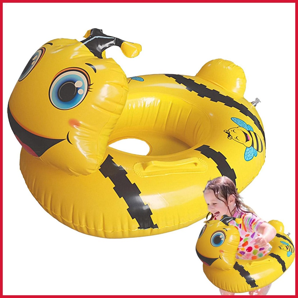 Baby Pool Float Inflatable Cartoon Baby Floaties with Seat Swimming ...