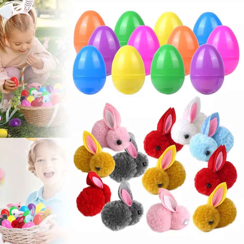 Easter Eggs - Easter Stuffable Colorful Plastic Eggs For Easter Theme ...
