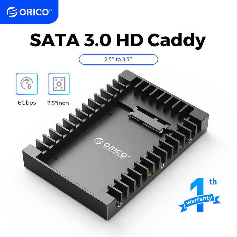 mSATA ORICO NGFF Standard 2.5 to 3.5 Inch Hard Drive Caddy SATA 3.0 ...