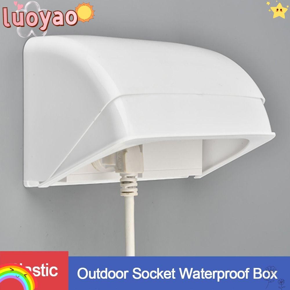 LUOYAO Socket Waterproof Box, Wall-mounted Plastic Switch Protective ...