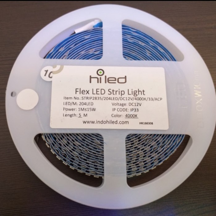 LED Strip Light Hiled 2835 IP33 204 LED 12V - 4000K | Shopee Philippines