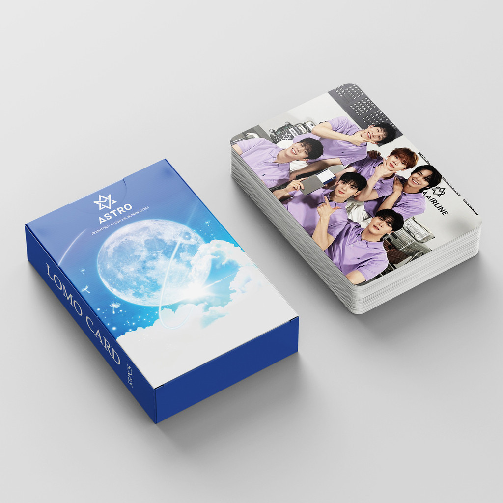 55pcs ASTRO Photocards Circles 8th Anniversary Lomo Cards JIN JIN MJ ...