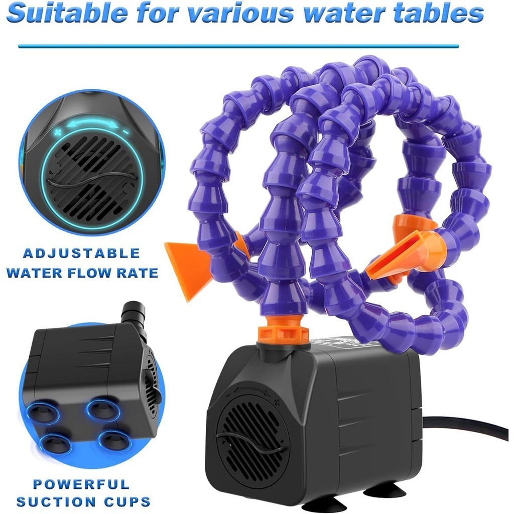 Water Table Pumps Joint Pipe Water Table Pump Summer Outdoor Splashing Shady Oasis Water Table