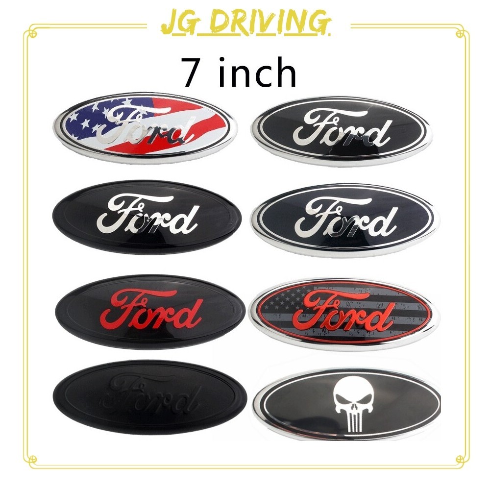 OVALE AVANT GRILLE Emblème 6Inch Aluminum Logo Emblème For Ford EUR 7 - Foto 12
