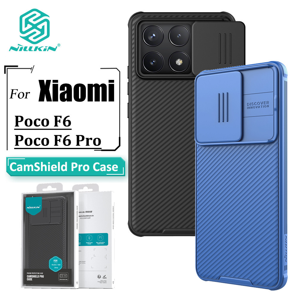Nillkin CamShield Pro Phone Case For Xiaomi Poco F6 Pro F6 Case Camera