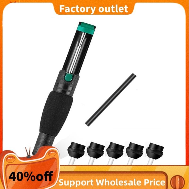 In Stock Double Ring Desoldering Suction Pump Plastic Powerful Solder