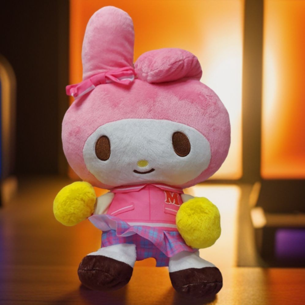 My Melody Sanrio Cheer Leader In Pink Custume Stuffed Toy | Shopee ...