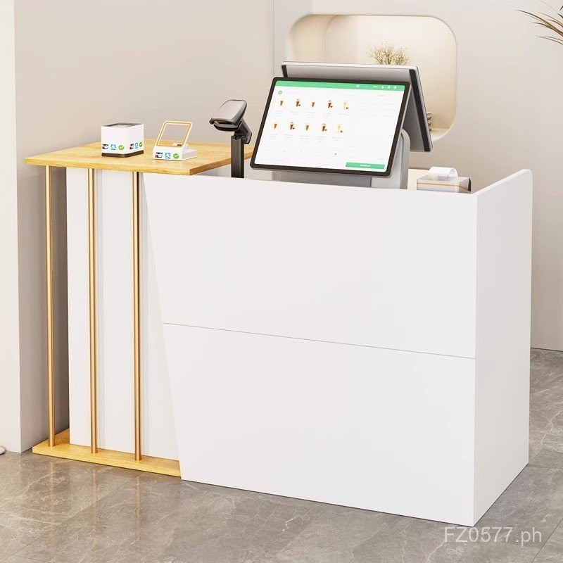 Trendy Cashier Counter Shop Simple Barber Shop Modern Beauty Salon ...