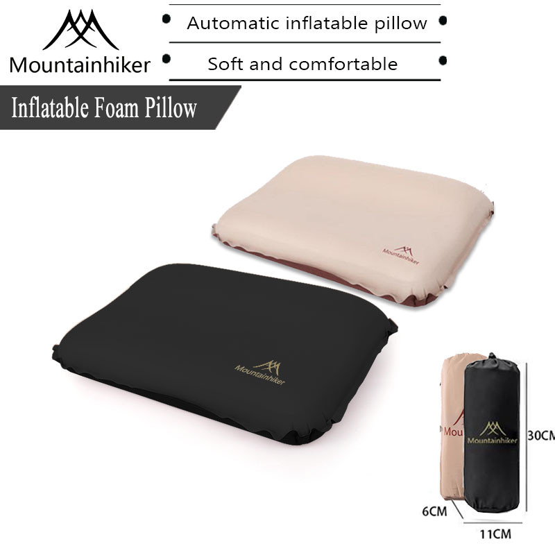 Mountainhiker Self-Inflating Pillow | Pillow Camping | Portable ...