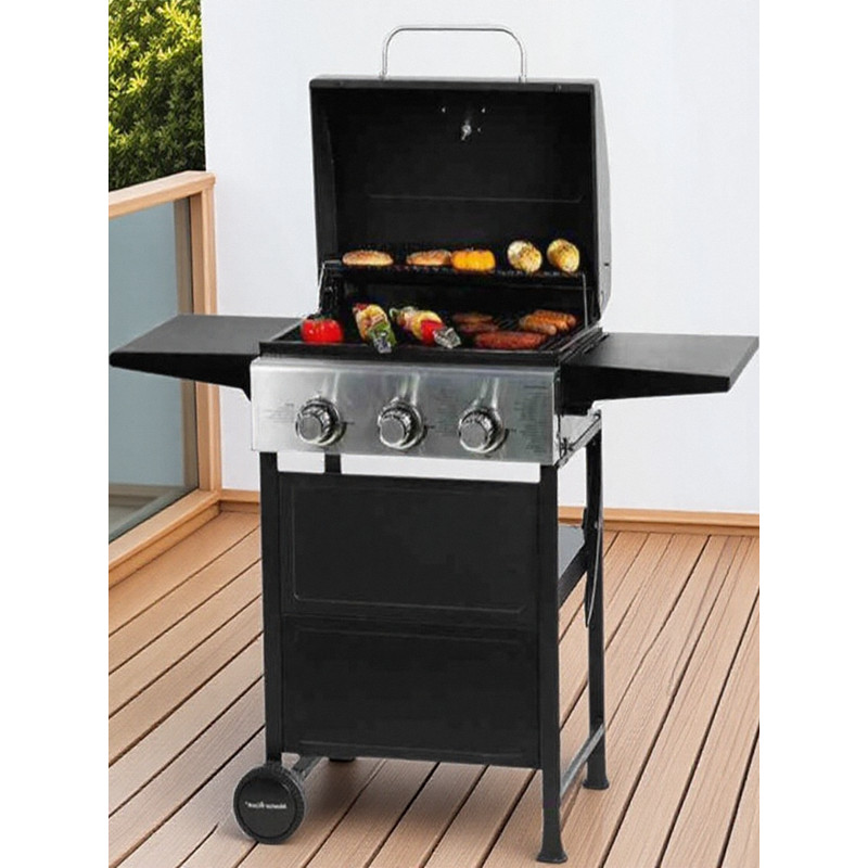 Lepair BBQ Grill Gas Patio BBQ Rack Villa Terrace Meat Grill5American ...