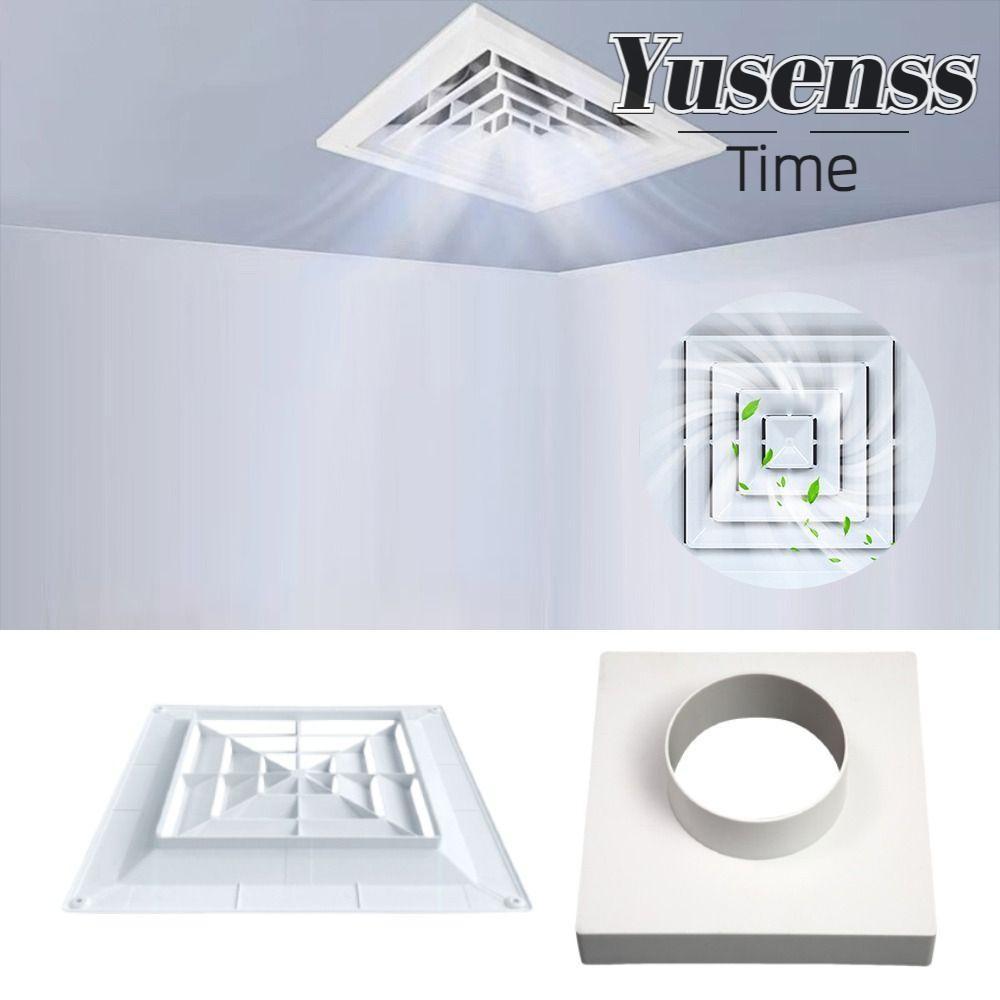 YUSENSS Ventilation Fan, Square Adjustable Ceiling Diffuser, High ...